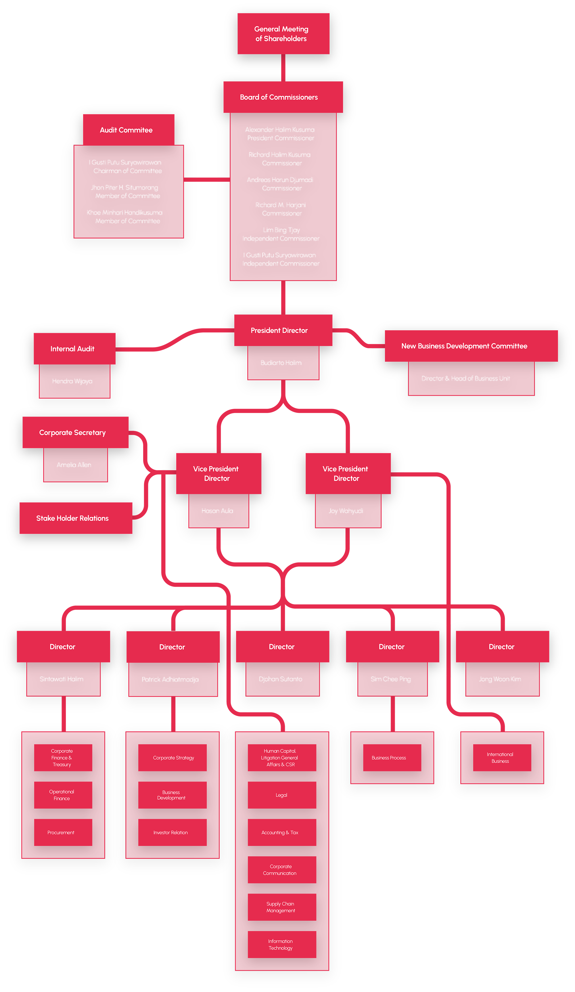 Struktur Organisasi Erajaya Group